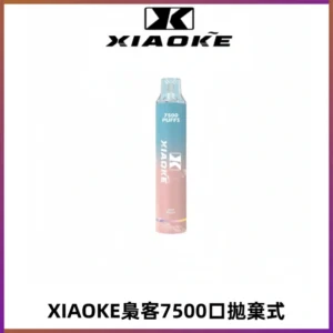 XIAOKE梟客7500Puffs跑馬燈拋棄式電子煙 可發光一次性